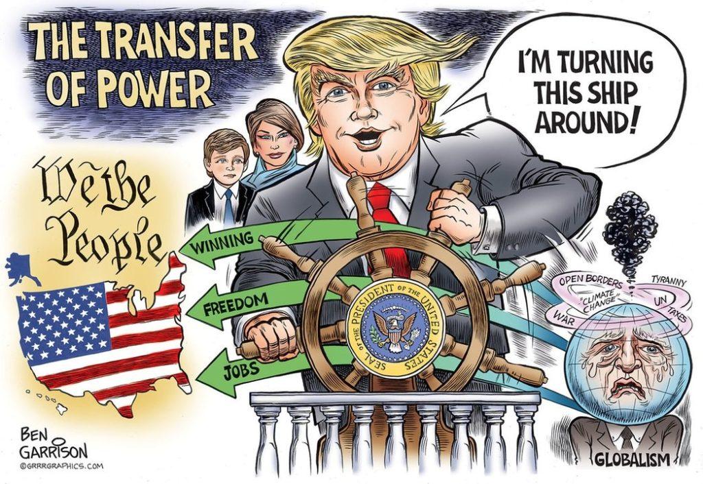Inauguration Action by Trump